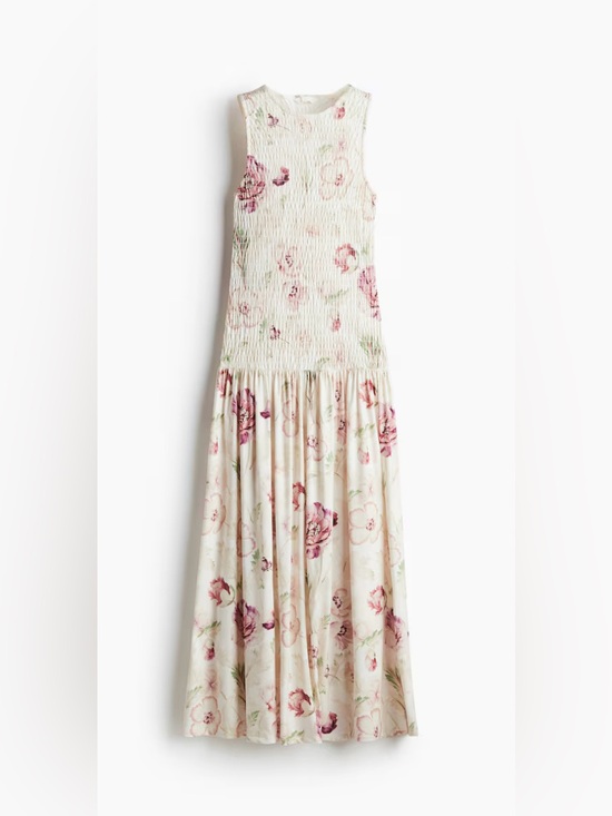 H&M Dresses & Skirts - H&M NWOT Smocked Floral Maxi Dress |  Boho Summer Wedding Guest | Size L